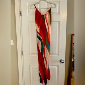 CUPSHE Satin Maxi Dress